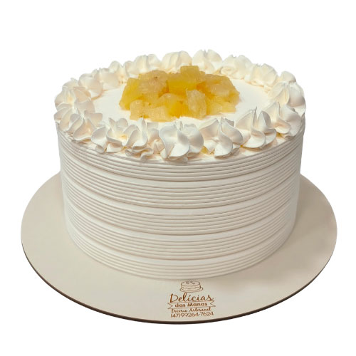 Bolo Abacaxi com Nozes